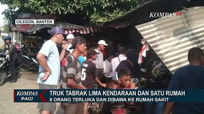 Truk Bermuatan Ampas Sawit Tabrak 5 Kendaraan, Saksi Sebut Truk Sempat Melaju Zig Zag!