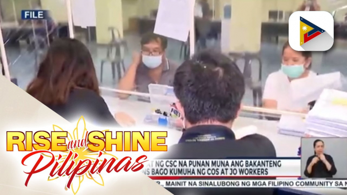 Gov’t agencies, hinikayat ng CSC na punan muna ang bakanteng plantilla positions bago kumuha ng COS at JO workers