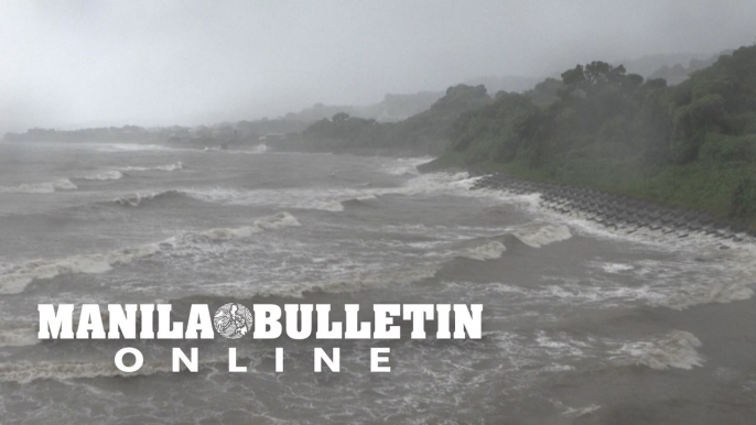 Heavy rain and wind as Typhoon Nanmadol hits Japan