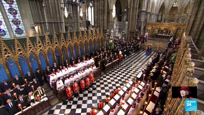 'God Save the King' sung at state funeral of Queen Elizabeth II's