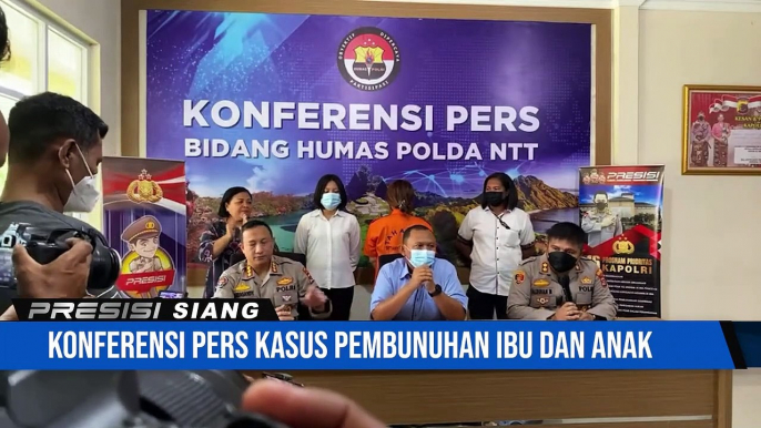 Konferensi Pers Kasus Pembunuhan Ibu Dan Anak