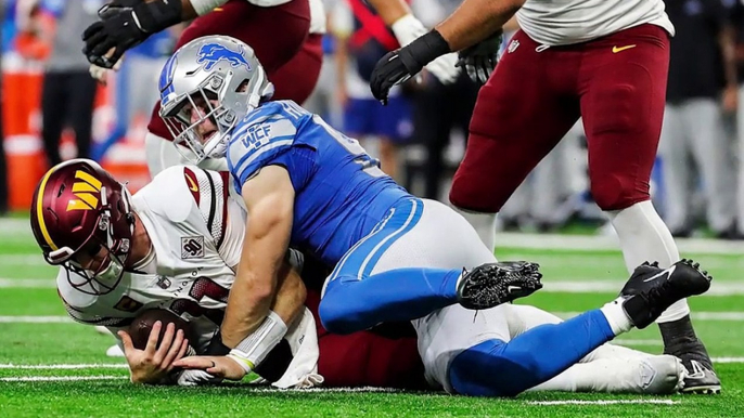 Detroit Lions Aidan Hutchinson Records Three Sacks