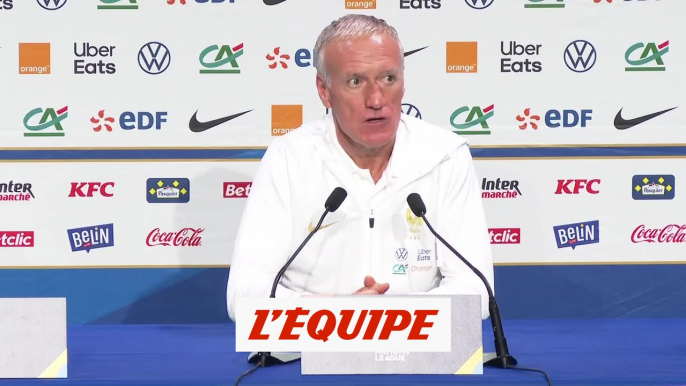 Deschamps reste ferme sur Giroud - Foot - Bleus