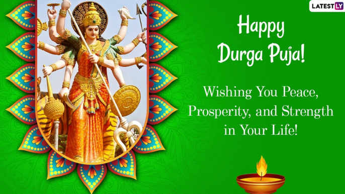 Durga Puja 2022 Greetings and Wishes To Share During the 5-Day Festival Dedicated to Goddess Durga