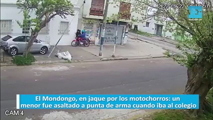 El Mondongo, en jaque por los motochorros: un menor fue asaltado a punta de arma cuando iba al colegio