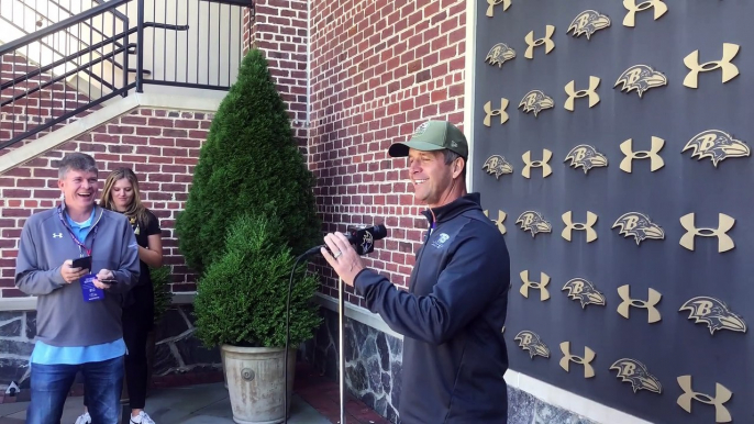 John Harbaugh Provides Update for Patriots Game