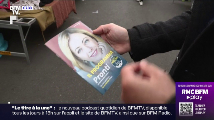 Élections législatives en Italie: l'ultraconservatrice Giorgia Meloni favorite