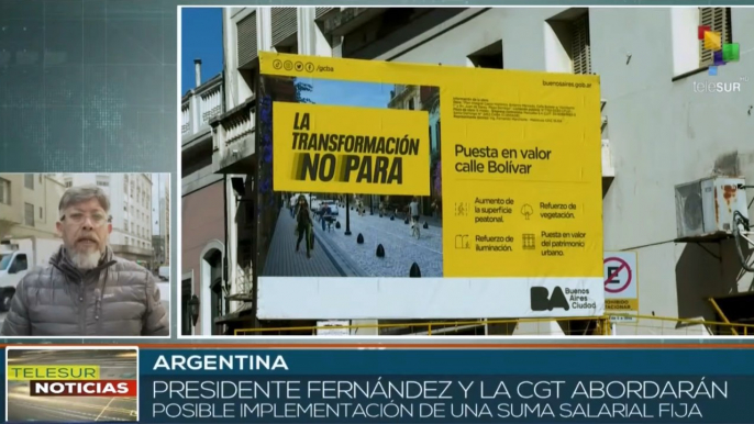 Presidente argentino incentiva medidas para mejorar la política salarial