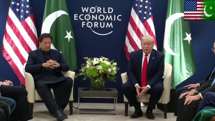 Donald Trump and Imran Khan meeting