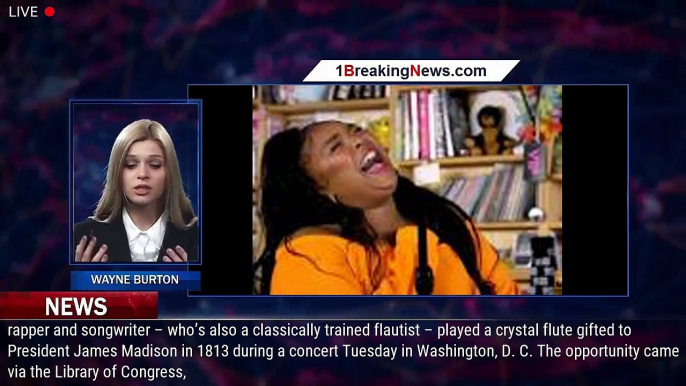 Lizzo plays James Madison's crystal flute while racists play dog whistles - 1breakingnews.com