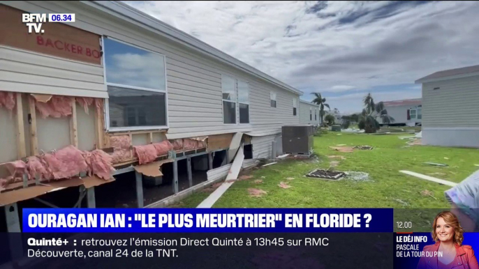 Des habitants découvrent leurs maisons dévastées après le passage de l'ouragan Ian, qui pourrait être le "plus meurtrier de l'histoire de la Floride" selon Joe Biden