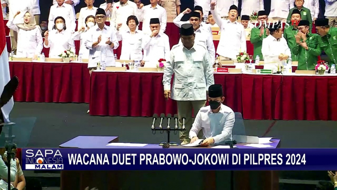 Wacana Duet Prabowo-Jokowi di Pilpres 2024, Prabowo: Ada Chemistry dengan Pak Jokowi