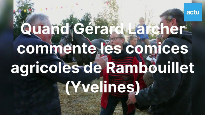 Quand Gérard Larcher commente les comices agricoles de la Saint-Lubin