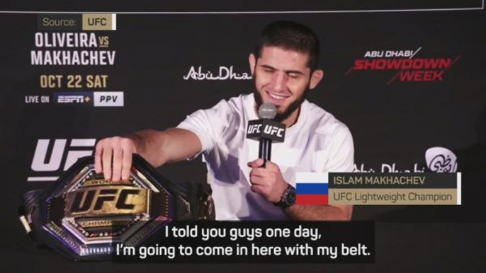 Khabib's protégé 'emotional' after achieving 'life goal' UFC Championship title