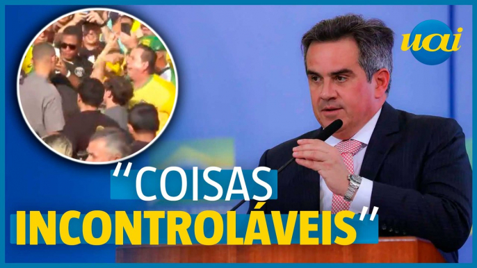 Ciro Nogueira sobre bolsonaristas em Aparecida: 'Incontrolável'