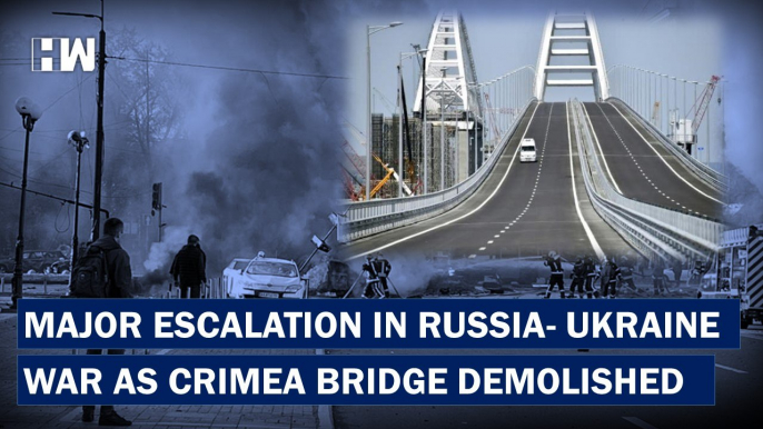 Blast Hits Putin's Prized Kerch Bridge Turning Point In Russia Ukraine War?| Crimea| Zelenskyy