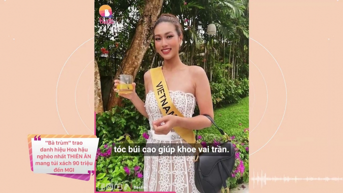 , nay Đoàn Thiên Ân đeo túi hiệu tại MGI