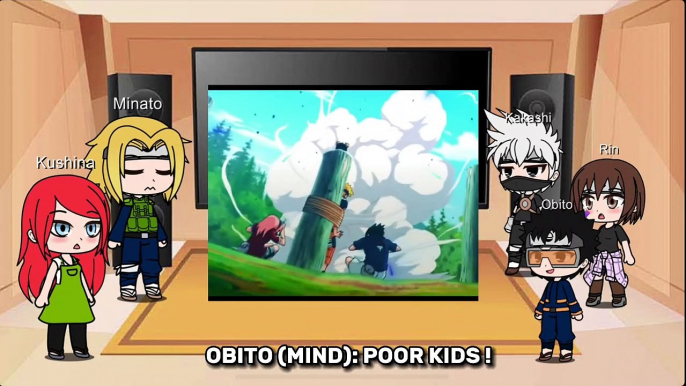 Past Team Minato And Kushina React To Naruto Part 2.#naruto #gacha #react