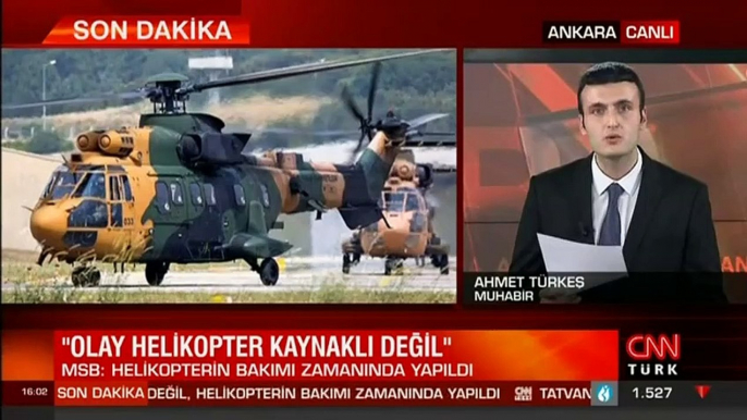 Bitlis Tatvan’da yaşanan helikopter kazası ile ilgili kaza kırım heyeti çalışmalarını tamamladı