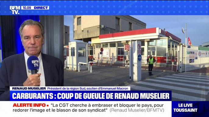 Renaud Muselier sur le blocage des raffineries: "La CGT fait une saloperie au peuple français"