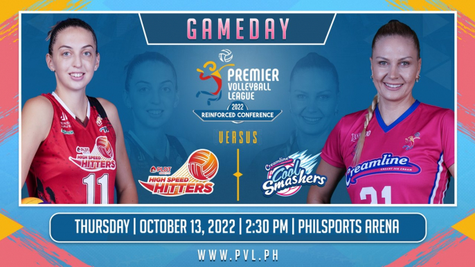 GAME 1 OCTOBER 13, 2022 | PLDT HIGH SPEED HITTERS vs CREAMLINE COOL SMASHERS | 2022 PVL REINFORCED CONFERENCE