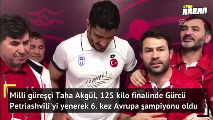 Taha Akgül 6. kez Avrupa şampiyonu oldu!