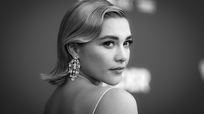 Florence Pugh Paired Her Sheer Gown with High Waisted Underwear and a Bandeau Bra