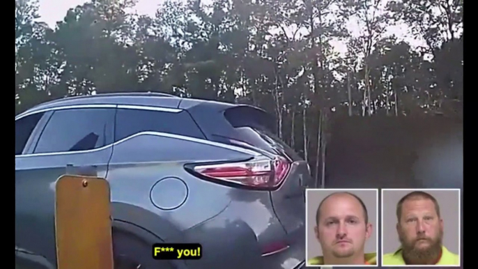 Horrifying moment Florida road rage drivers go berserk after shooting each other's DAUGHTERS as little girls, 5 and 14, bleed on the side of the road: Pair charged with attempted murder