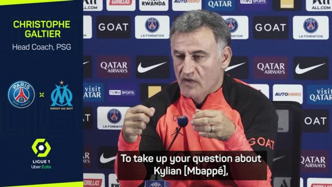 Galtier berates reporters when asked about Mbappé's future