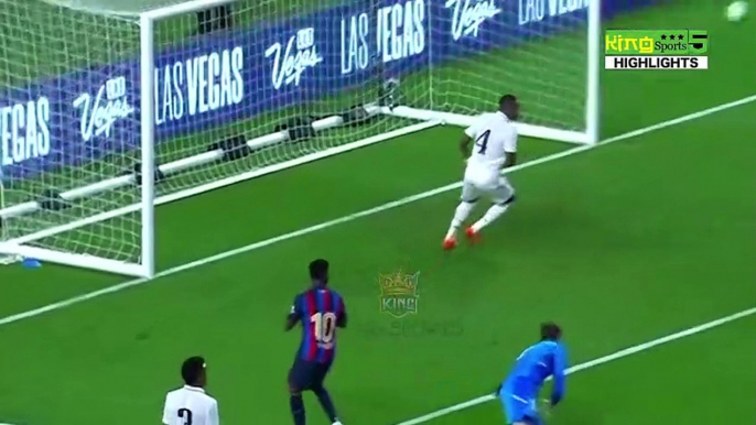 Real Madrid vs Barcelona 1-2 Highlights & Goals Resumen & Goles 2022 HD