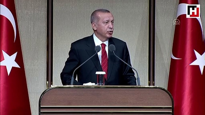 Erdoğan: "82 milyon gönül birliği içinde geleceğimizi hep beraber inşa edeceğiz."