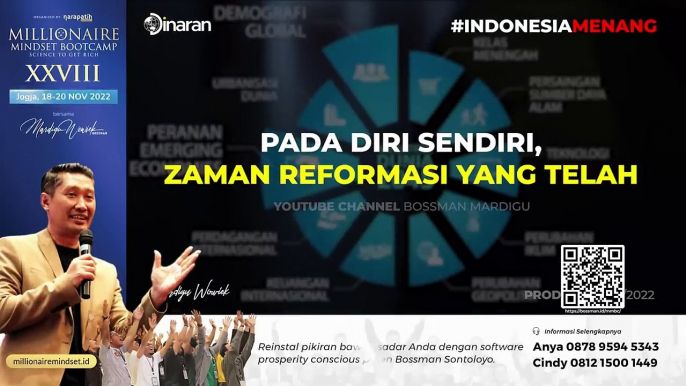 DAMPAK RESESI 2023 UNTUK EKONOMI & PEMERINTAHAN INDONESIA KEDEPAN HINGGA 2045 !!! - Mardigu Wowiek