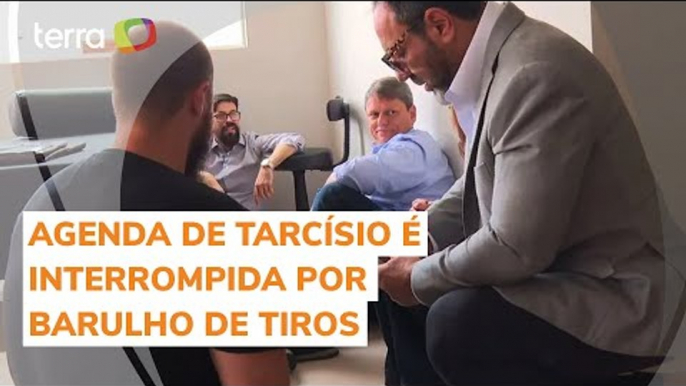 Tiros interrompem visita de Tarcísio em Paraisópolis (SP)