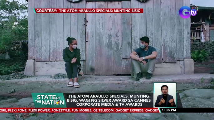 The Atom Araullo Specials: Munting Bisig, wagi ng silver award sa Cannes Corporate Media & TV Awards | SONA