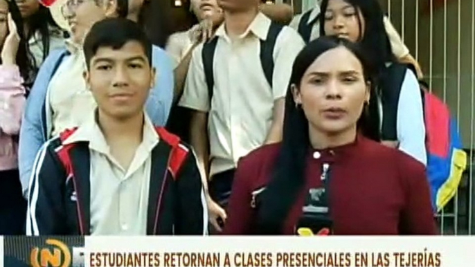 Aragua | Estudiantes del Liceo Sergio Medina en Las Tejerías inician clases presenciales