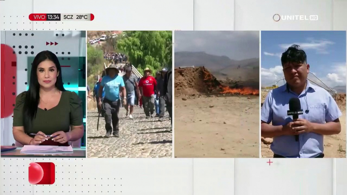 Dejan en cenizas el campamento de la empresa que instala la planta de residuos en Sacabamba 