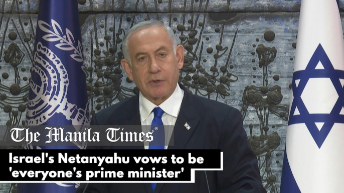 Israel's Netanyahu vows to be 'everyone's prime minister'