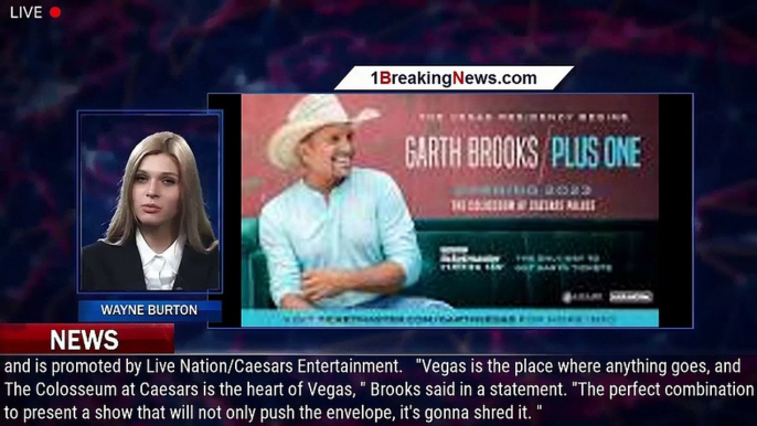 Garth Brooks announces new Las Vegas residency, 'Garth Brooks/PLUS One' - 1breakingnews.com