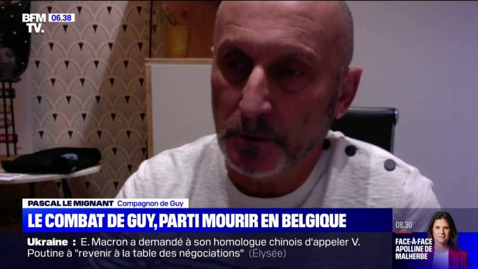 Pascal, le compagnon de Guy parti mourir en Belgique, interpelle Macron sur le suicide assisté