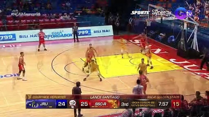 NCAA Season 98 | SSC-R Stags Three-Point Party vs JRU | Men's Basketball Tournament Round 2