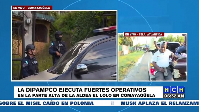 ¡Operativos! "Peinan" El Lolo en busca de miembros de estructuras criminales