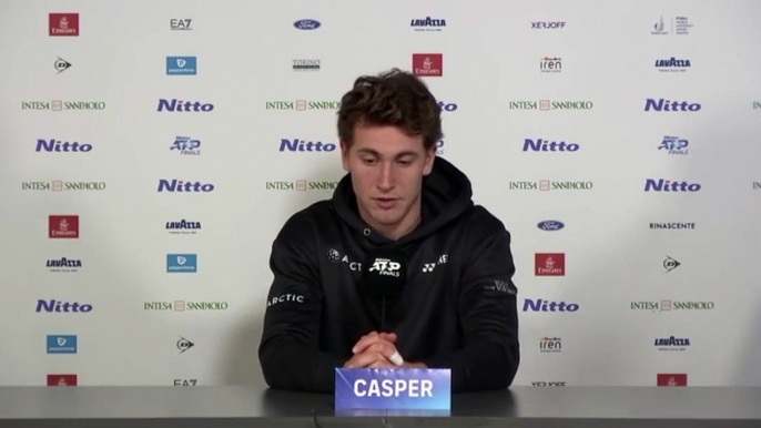 ATP - Nitto ATP Finals Turin 2022 - Casper Ruud : "I will do my best to beat my idol. It's fun when your idols become your rivals and competitors, it means you have done well"