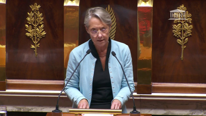 Élisabeth Borne déclenche l'article 49.3 "sur l'ensemble du projet de loi de financement de la Sécurité sociale"