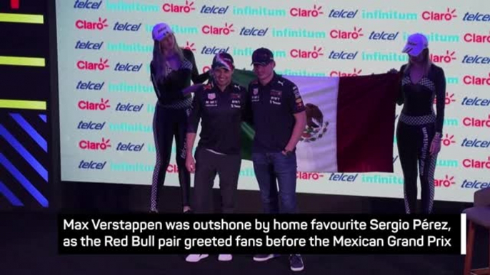 Verstappen and Perez greet excited fans as Mexican GP nears