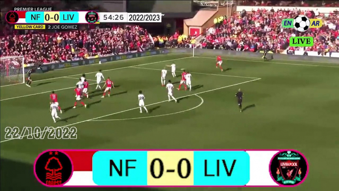 Nottingham  1-0 Liverpool / ليفربول0- 1 نوتينغهام     / English Premier League 2022 / 2023  الدوري الإنجليزي الممتاز