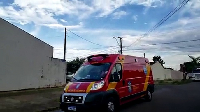 Idosa de 94 anos sofre contusão no crânio após cair em residência no Bairro Cascavel Velho