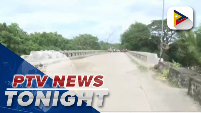 Damaged Del Rosario Bridge in Batangas impassable to motorists; Bantilan Bridge also closed