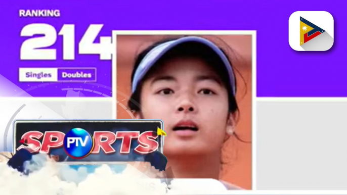 Alex Eala, nasa 214th spot na ng WTA rankings