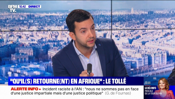 Jean-Philippe Tanguy: "On est passé d'une invective raciste qui s'effondre, car ce n'est pas du tout ce qui a été dit, au procès de la position du RN sur la politique migratoire"