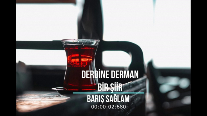 Şiir Hikmettir '' Derdine derman bir şiir '' Barış Sağlam